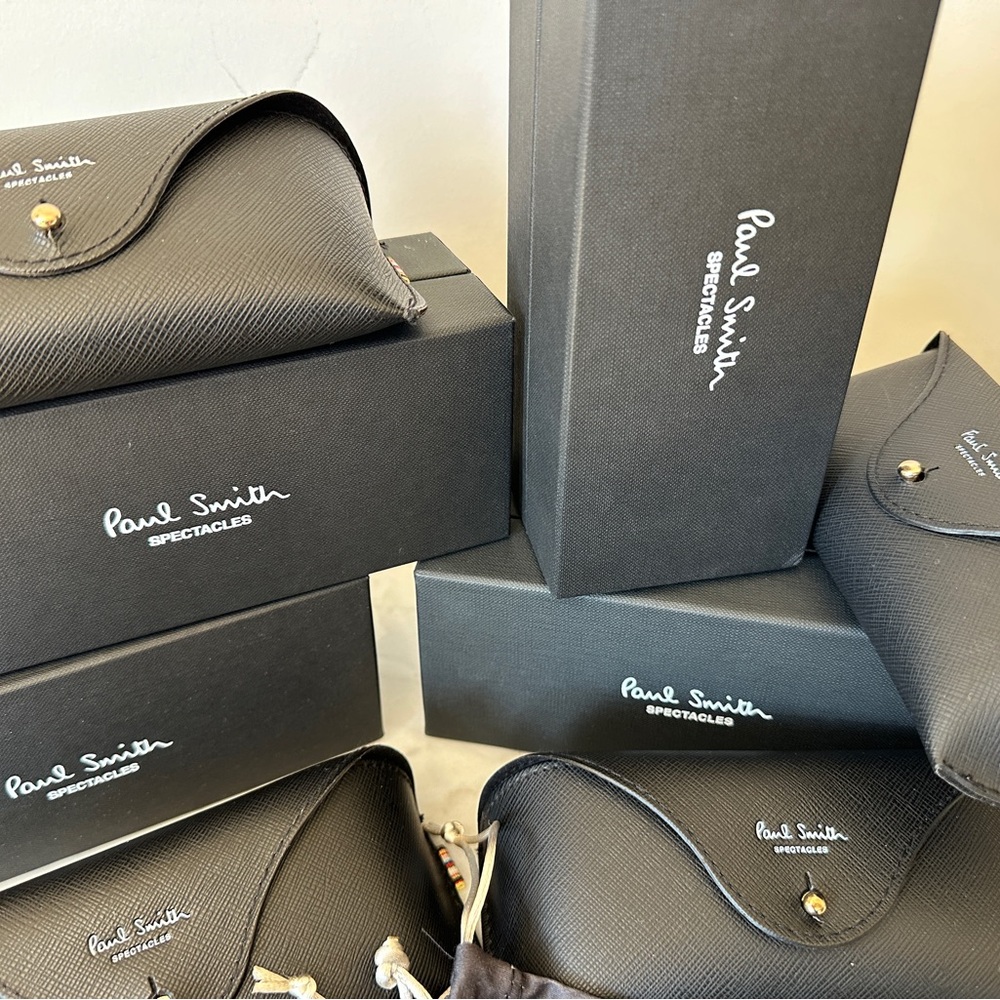 Paul Smith Black Sunglasses Case Set Luxury Eyewear Replacement - Picture 8 of 9